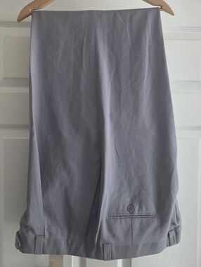 ​NWT Zanetti Mens 42 Gray Pleated Pants Super 100s Wool Angelico Made In Italy